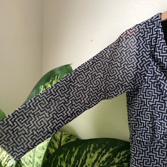 Anthropologie | Maze Print Top - Picture 4 of 7